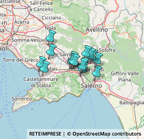 Mappa Via Egri Erbstein, 84014 Nocera Inferiore SA, Italia (7.54438)