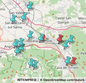 Mappa Viale San Francesco, 84014 Nocera Inferiore SA, Italia (5.01647)