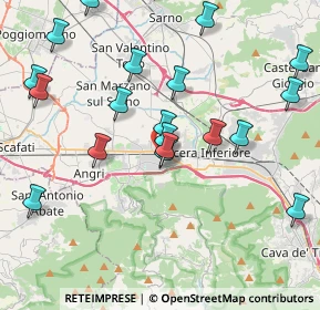 Mappa Via Cauciello, 84016 Pagani SA, Italia (4.8745)