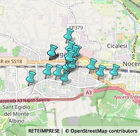 Mappa Via Cauciello, 84016 Pagani SA, Italia (0.5555)