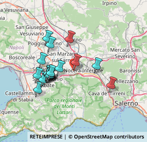 Mappa Via Cauciello, 84016 Pagani SA, Italia (6.70789)