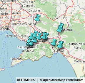 Mappa Via Tommaso Cauciello, 84016 Pagani SA, Italia (9.847)