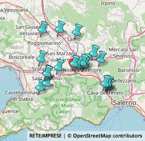Mappa Via Tommaso Cauciello, 84016 Pagani SA, Italia (6.206)
