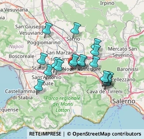 Mappa Via Tommaso Cauciello, 84016 Pagani SA, Italia (5.92421)