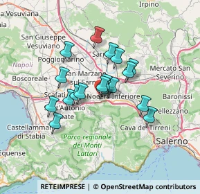 Mappa Via Tommaso Cauciello, 84016 Pagani SA, Italia (5.465)