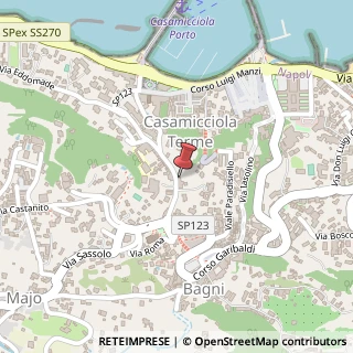 Mappa Via Principessa Margherita, 62, 80074 Casamicciola Terme, Napoli (Campania)