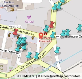 Mappa Via Castaldo G. B., 84014 Nocera inferiore SA, Italia (0.075)