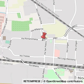 Mappa Via Porta Romana, 1, 84015 Nocera Superiore, Salerno (Campania)