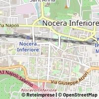 Kaart Nocera Inferiore