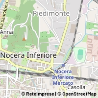 Kaart Nocera Inferiore