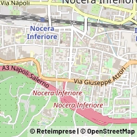 Kaart Nocera Inferiore