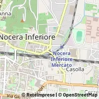 Kaart Nocera Inferiore