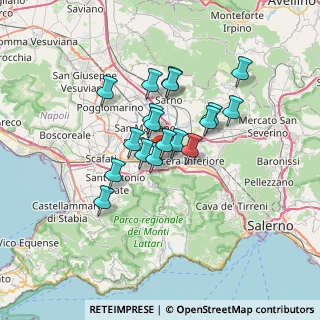 Mappa SR18, 84016 Pagani SA, Italia (5.46944)