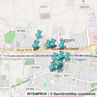 Mappa SR18, 84016 Pagani SA, Italia (0.356)