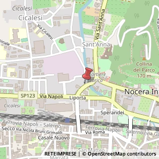 Mappa Via Cicalesi, 3, 84014 Nocera Inferiore, Salerno (Campania)