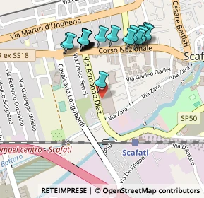 Mappa Via Armando Diaz, 84018 Scafati SA, Italia (0.275)