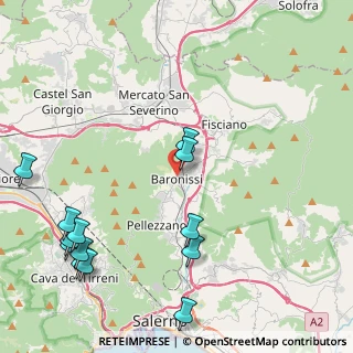 Mappa Via Paolo Borsellino, 84081 Baronissi SA, Italia (5.91)
