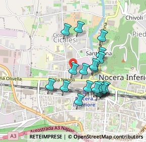 Mappa Via Franco Cuomo, 84014 Nocera Inferiore SA, Italia (0.433)