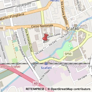 Mappa Via Leonardo Da Vinci, 4, 84018 Scafati, Salerno (Campania)