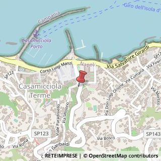 Mappa Via Monte della Misericordia, 25, 80074 Casamicciola Terme, Napoli (Campania)