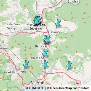 Mappa Via Capacchione, 84081 Baronissi SA, Italia (4.19)