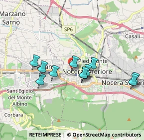 Mappa Via Francesco De Chiara, 84014 Nocera Inferiore SA, Italia (1.72636)