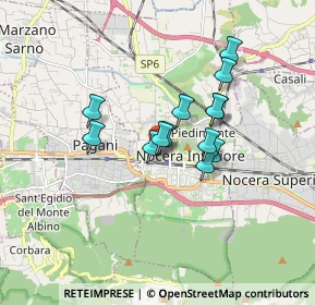 Mappa Via Francesco De Chiara, 84014 Nocera Inferiore SA, Italia (1.35)