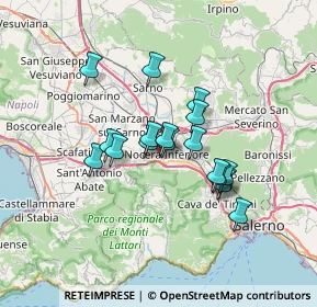 Mappa Via Francesco De Chiara, 84014 Nocera Inferiore SA, Italia (5.71056)