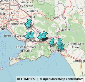 Mappa Via Francesco De Chiara, 84014 Nocera Inferiore SA, Italia (8.93733)