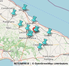 Mappa Via Madonna del Soccorso, 72014 Cisternino BR, Italia (12.22417)