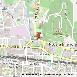 Mappa Via Francesco Solimena, 113, 84014 Nocera Inferiore, Salerno (Campania)