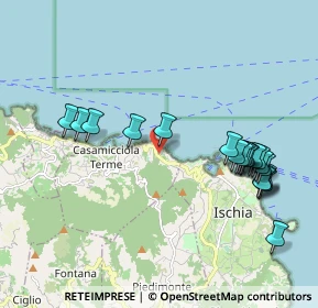 Mappa Via Castiglione I° Traversa, 80074 Casamicciola Terme NA, Italia (2.3055)