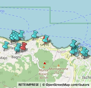 Mappa Via Castiglione I° Traversa, 80074 Casamicciola Terme NA, Italia (1.3625)