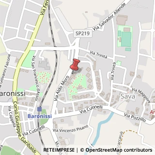 Mappa Via Aldo Moro, 1, 84081 Baronissi, Salerno (Campania)