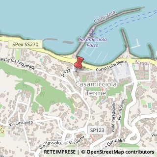 Mappa Corso Luigi Manzi, 9, 80074 Casamicciola Terme, Napoli (Campania)