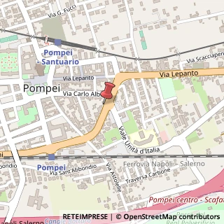 Mappa Viale G. Mazzini, 105, 80045 Pompei, Napoli (Campania)