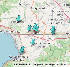 Mappa Via Pietro Melchiade, 84018 Scafati SA, Italia (3.29727)