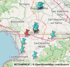 Mappa Via Pietro Melchiade, 84018 Scafati SA, Italia (3.53333)