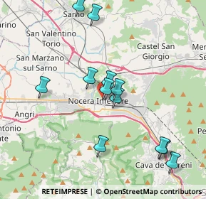 Mappa Via Vincenzo Calenda, 84014 Nocera Inferiore SA, Italia (4.06833)