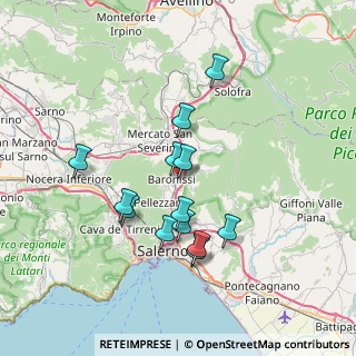 Mappa Via Enrico Berlinguer, 84081 Baronissi SA, Italia (6.84462)