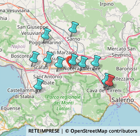 Mappa Strada Statale 18 Tirrena Inferiore, 84016 Pagani SA, Italia (6.8875)