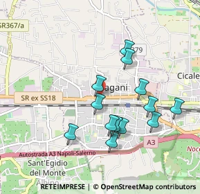 Mappa Strada Statale 18 Tirrena Inferiore, 84016 Pagani SA, Italia (0.92538)