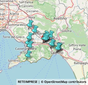 Mappa Via S. Andrea, 84014 Nocera inferiore SA, Italia (8.41412)