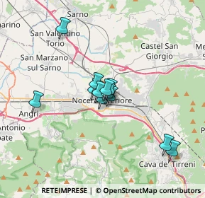 Mappa Via S. Andrea, 84014 Nocera inferiore SA, Italia (2.605)