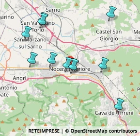 Mappa Via S. Andrea, 84014 Nocera inferiore SA, Italia (4.21545)