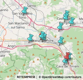 Mappa Via S. Andrea, 84014 Nocera inferiore SA, Italia (4.65667)