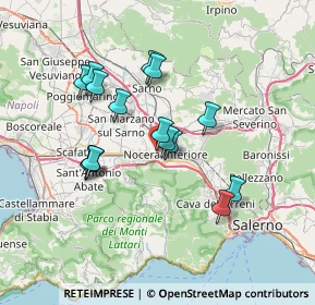 Mappa Via Salvatore D'Alessandro, 84014 Nocera Inferiore SA, Italia (6.63333)