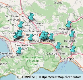 Mappa Via Salvatore D'Alessandro, 84014 Nocera Inferiore SA, Italia (7.2885)