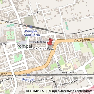 Mappa Via Carlo Alberto, 57, 80045 Pompei, Napoli (Campania)