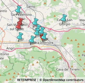 Mappa Via Marco Levi Bianchini, 84014 Nocera Inferiore SA, Italia (3.48909)